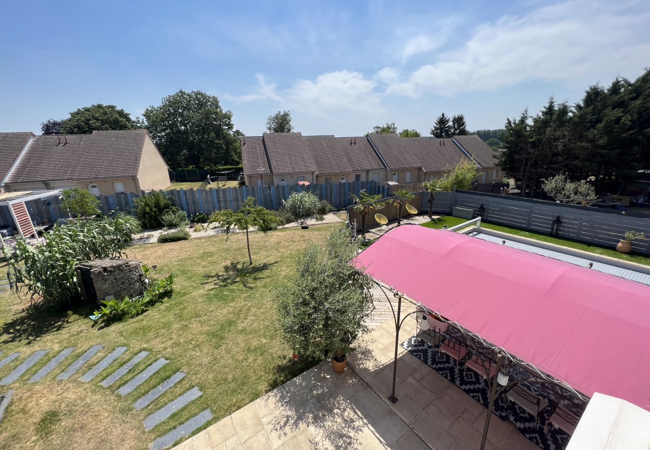 Villa in Roézé-sur-Sarthe - Villa Cap Ferret - 10pers - Piscine - Rêve au Mans