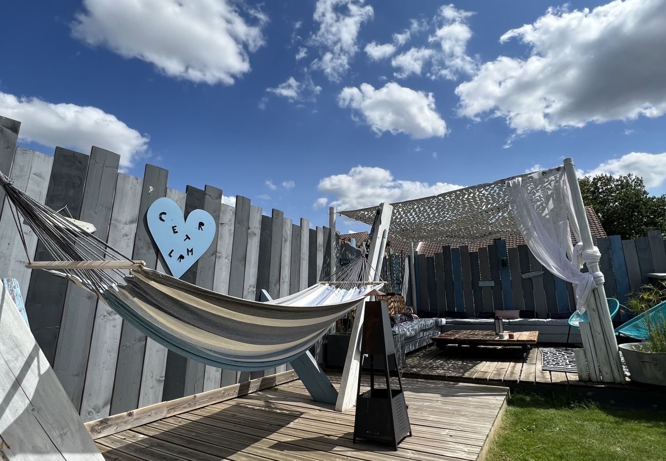 Villa à Roézé-sur-Sarthe - Villa Cap Ferret - 10pers - Piscine - Rêve au Mans